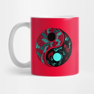 Turqred Abstract Yin Yang Mug